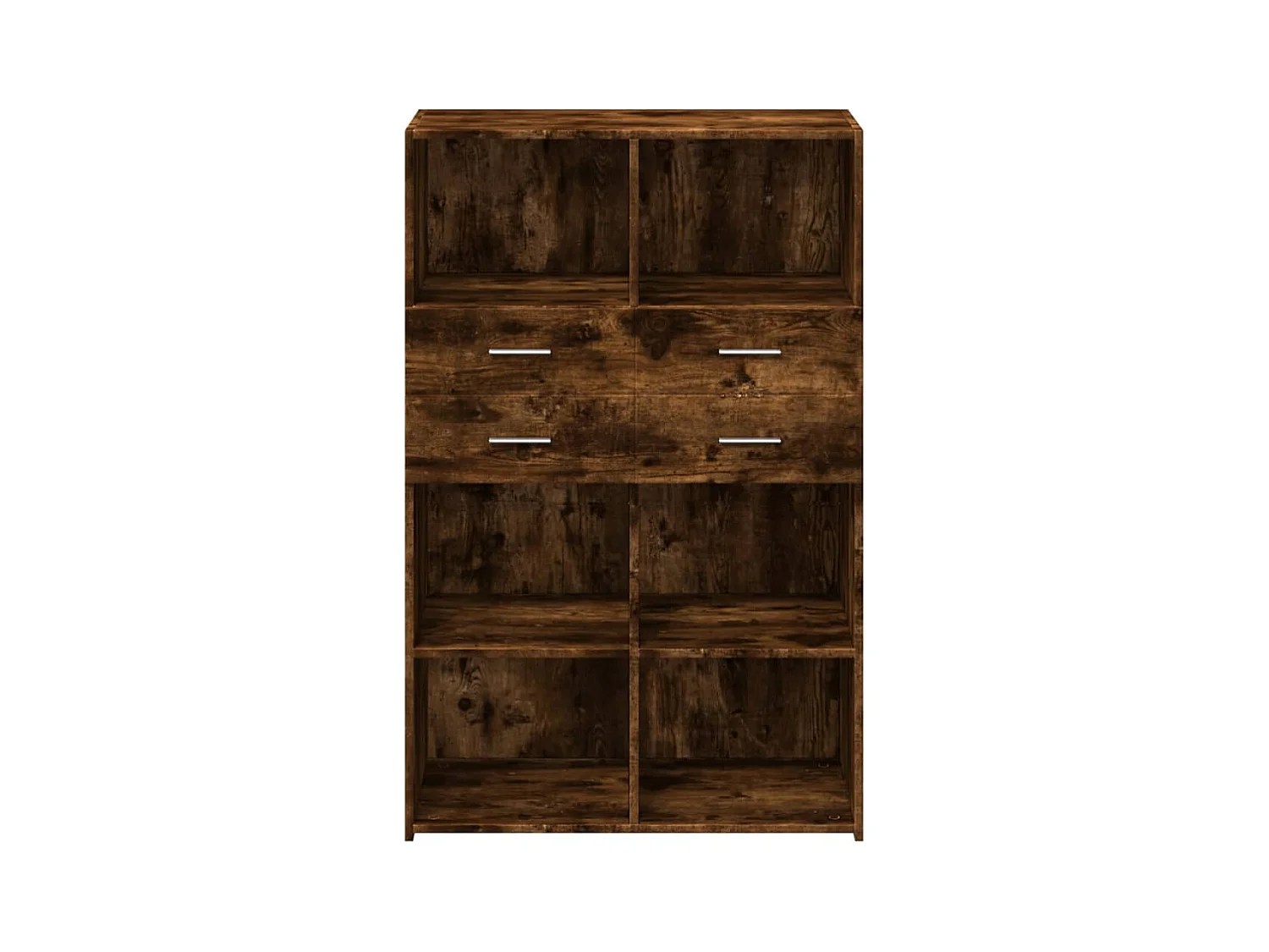 Buffet aparador cômoda armário unidade de armazenamento organizador cozinha sala sala alta 80 x 42,5 x 124 cm madeira trabalhada marrom 02_0033561