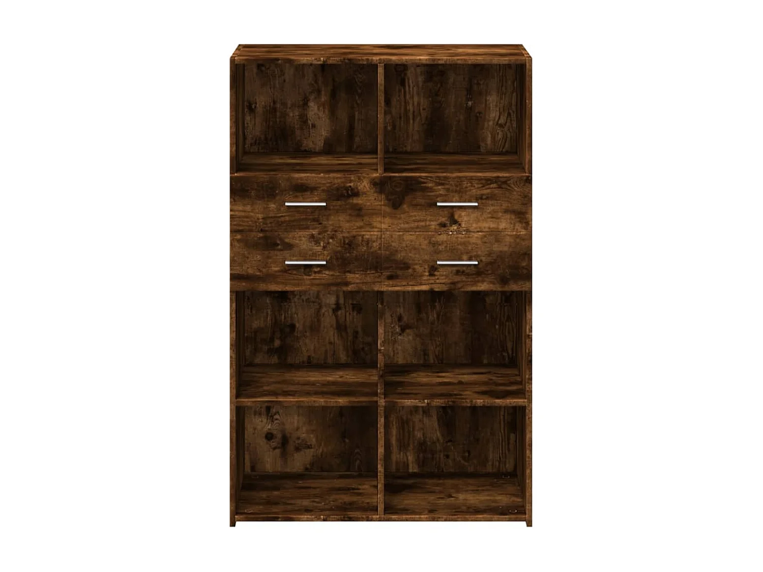 Buffet aparador cômoda armário unidade de armazenamento organizador cozinha sala sala alta 80 x 42,5 x 124 cm madeira trabalhada marrom 02_0033561