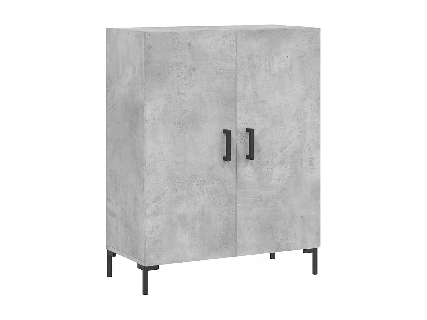 Credenza buffet cassettiera mobile contenitore organizer cucina soggiorno soggiorno 69,5 x 34 x 90 cm derivati ​​del legno grigio 02_0032037