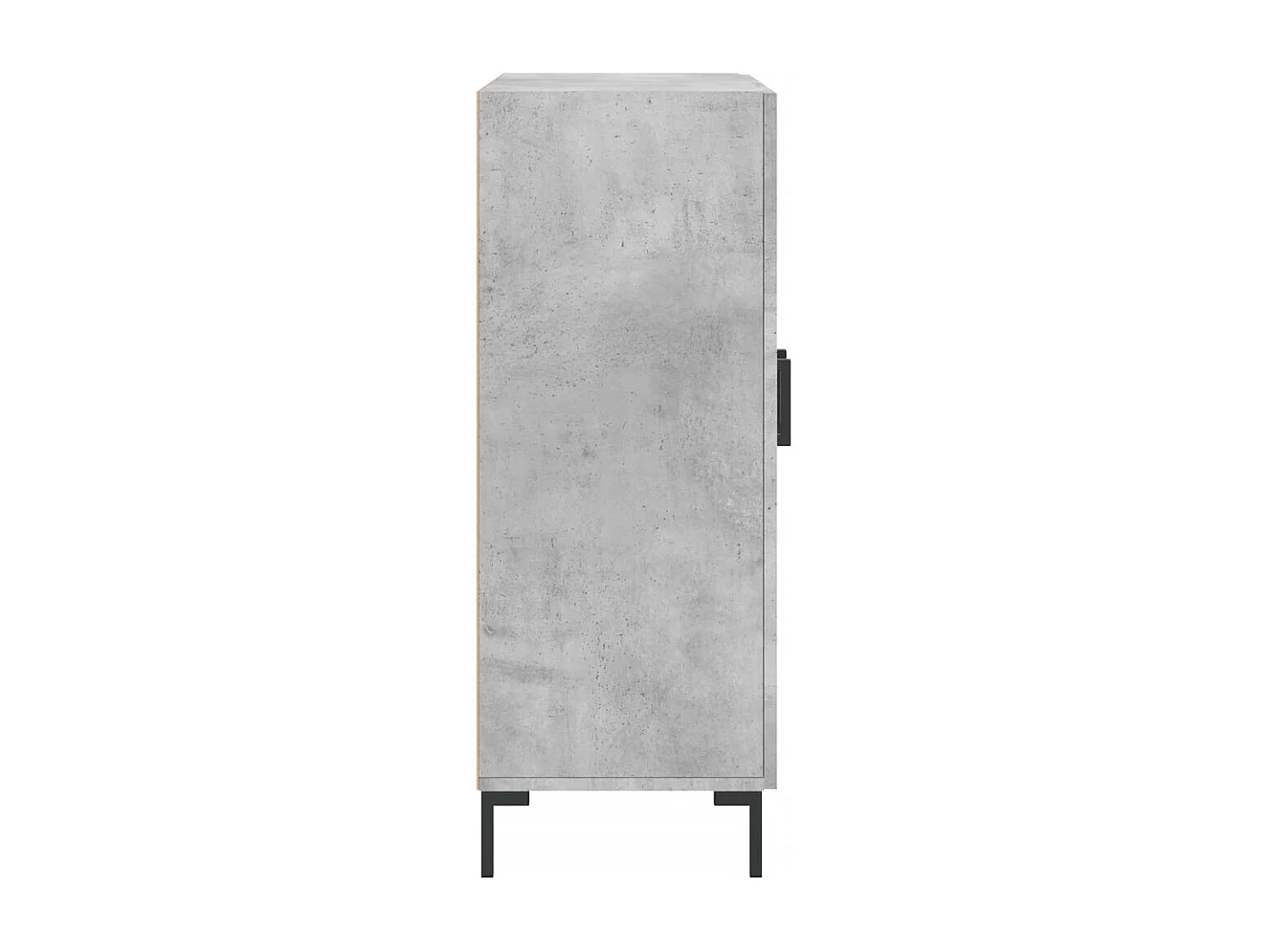 Credenza buffet cassettiera mobile contenitore organizer cucina soggiorno soggiorno 69,5 x 34 x 90 cm derivati ​​del legno grigio 02_0032037