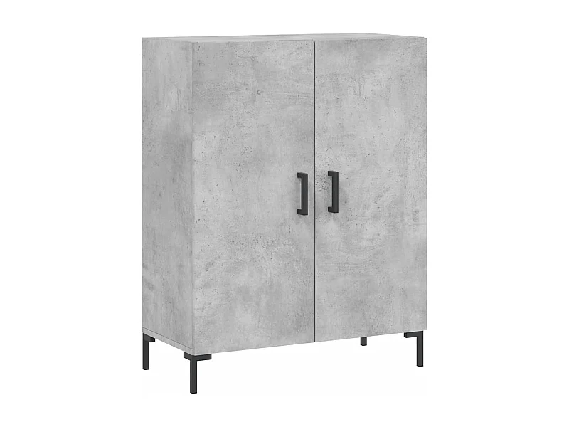 Credenza buffet cassettiera mobile contenitore organizer cucina soggiorno soggiorno 69,5 x 34 x 90 cm derivati ​​del legno grigio 02_0032037