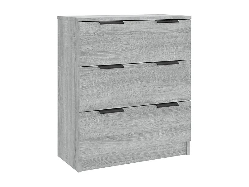 Credenza cassettiera cassettiera mobile contenitore organizer cucina soggiorno salonsonoma 60 x 30 x 70 cm derivati ​​del legno grigio 02_0036377