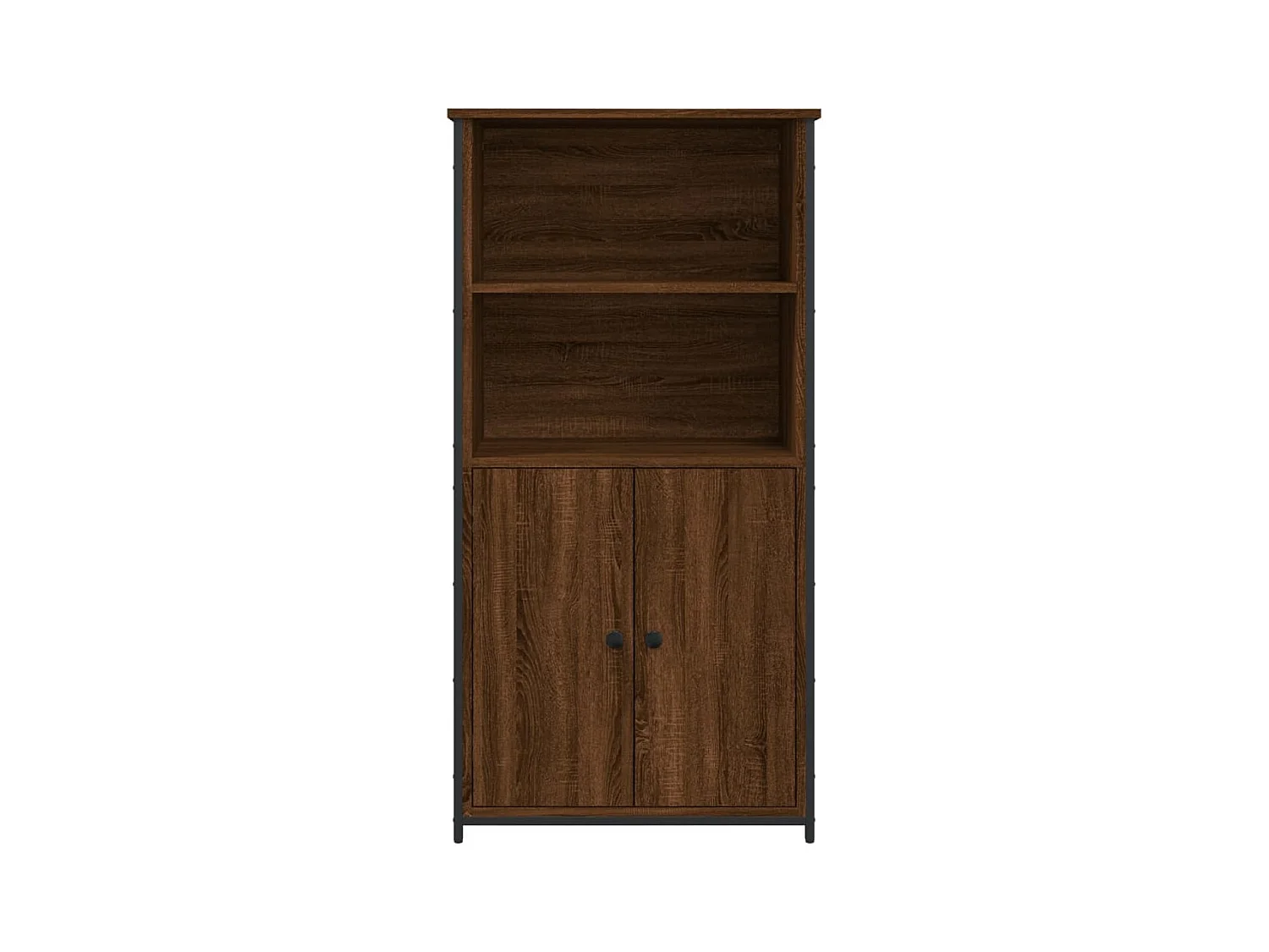 Aparador buffet cómoda armario mueble organizador cocina salón salón alto 62 x 36 x 121,5 cm madera contrachapada marrón 02_0033740