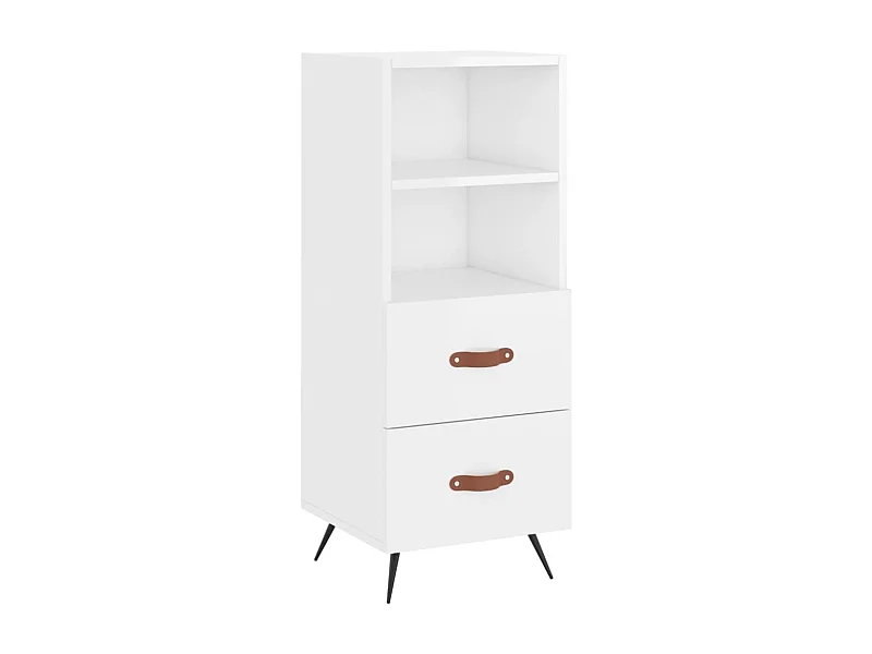 bahut commode armoire bois blanche 34.5 x 34 x 90 cm 02_0030607