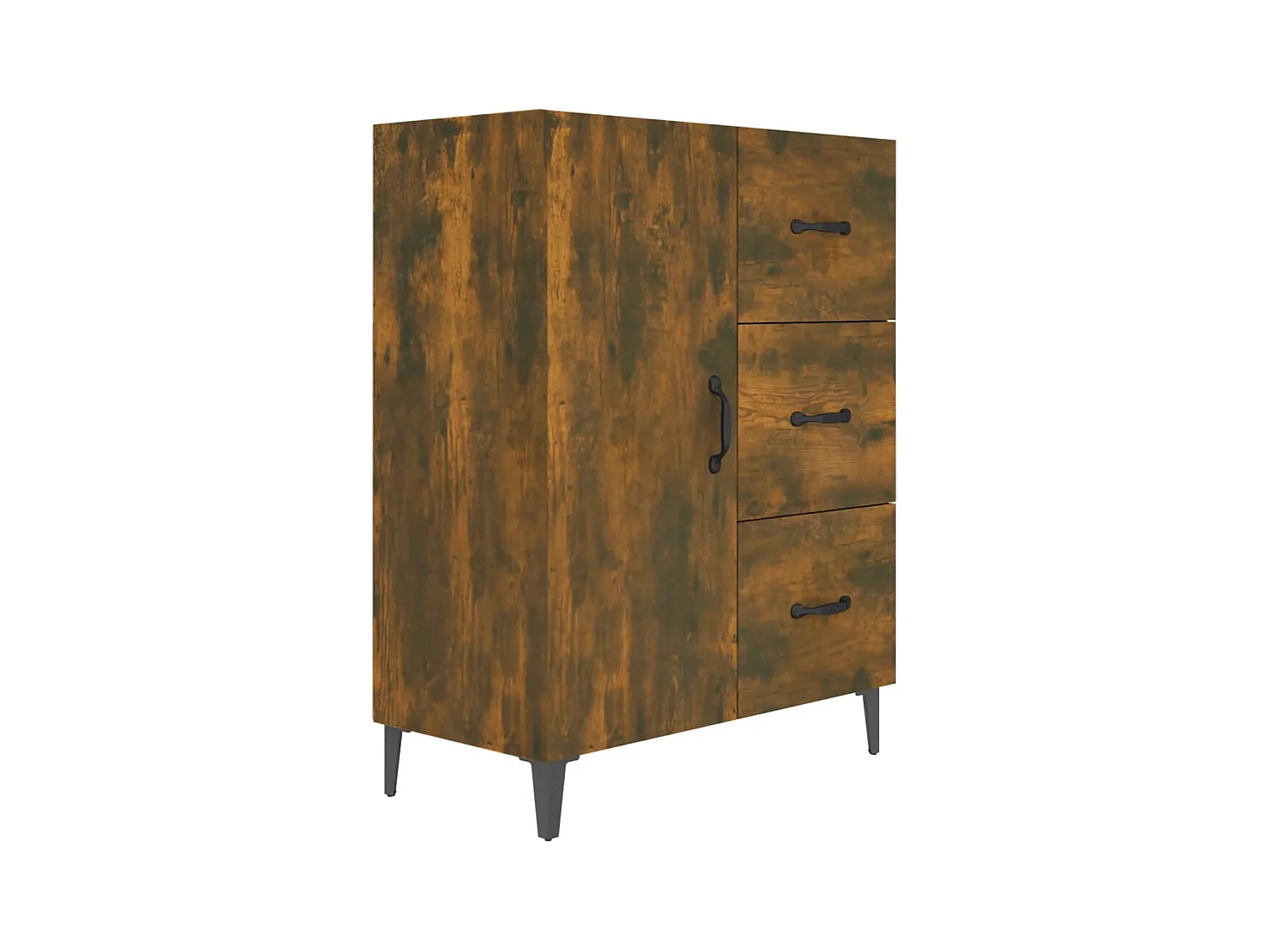 Credenza buffet cassettiera mobile contenitore organizer cucina soggiorno soggiorno 69,5 x 34 x 90 cm derivati ​​del legno marrone 02_0031042