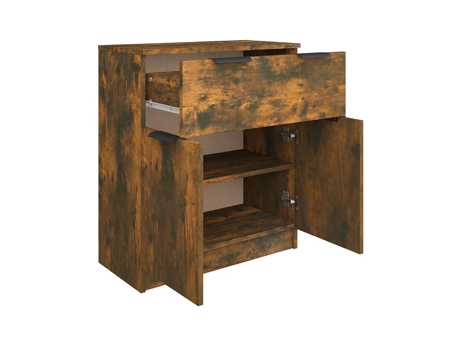 Credenza buffet cassettiera mobile contenitore organizer cucina soggiorno soggiorno 60 x 30 x 70 cm derivati ​​del legno marrone 02_0030958