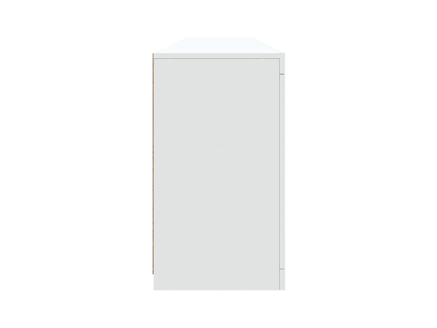 Aparador cómoda cómoda armario mueble organizador cocina salón salón con luces LED 202 x 37 x 67 cm blanco 02_0029843