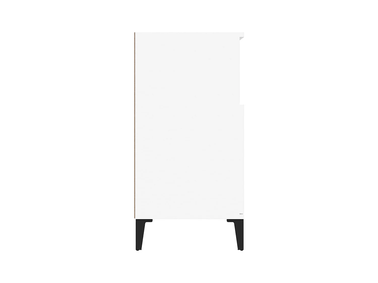 Aparador buffet cómoda mueble mueble de almacenaje organizador cocina salón salón 60 x 35 x 70 cm madera contrachapada blanco 02_0030362