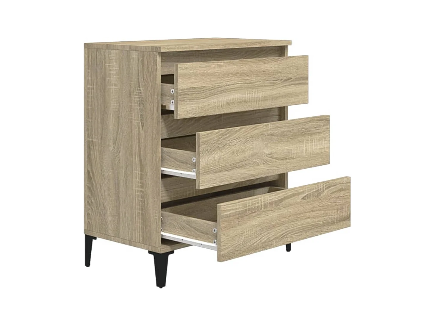 Aparador cómoda cómoda armario mueble organizador cocina salón salón Sonoma 60 x 35 x 70 cm madera contrachapada marrón 02_0031615