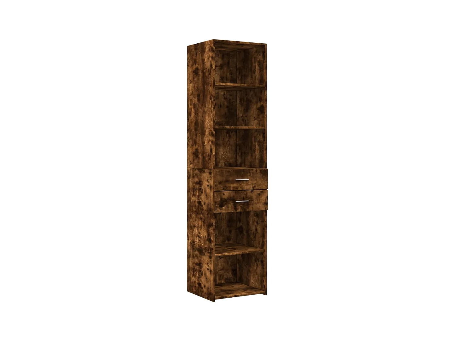 Aparador buffet cómoda armario mueble organizador cocina salón salón alto 45 x 42,5 x 185 cm madera contrachapada marrón 02_0033363