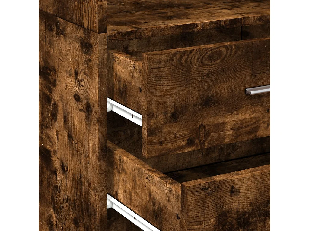 Aparador buffet cómoda armario mueble organizador cocina salón salón alto 45 x 42,5 x 185 cm madera contrachapada marrón 02_0033363