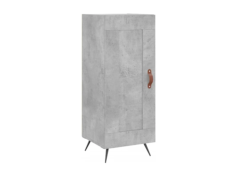 Credenza buffet cassettiera mobile contenitore organizer cucina soggiorno soggiorno 34,5 x 34 x 90 cm derivati ​​del legno grigio 02_0031891