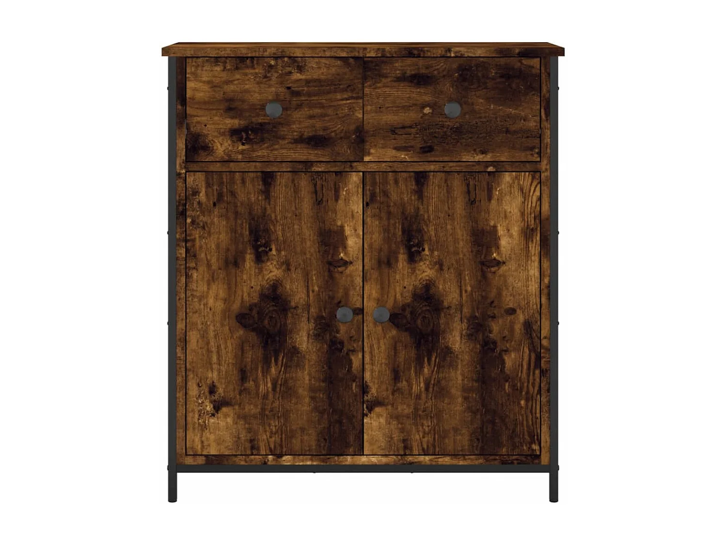 Credenza buffet cassettiera mobile contenitore organizer cucina soggiorno soggiorno 70 x 30 x 80 cm derivati ​​del legno marrone 02_0031081