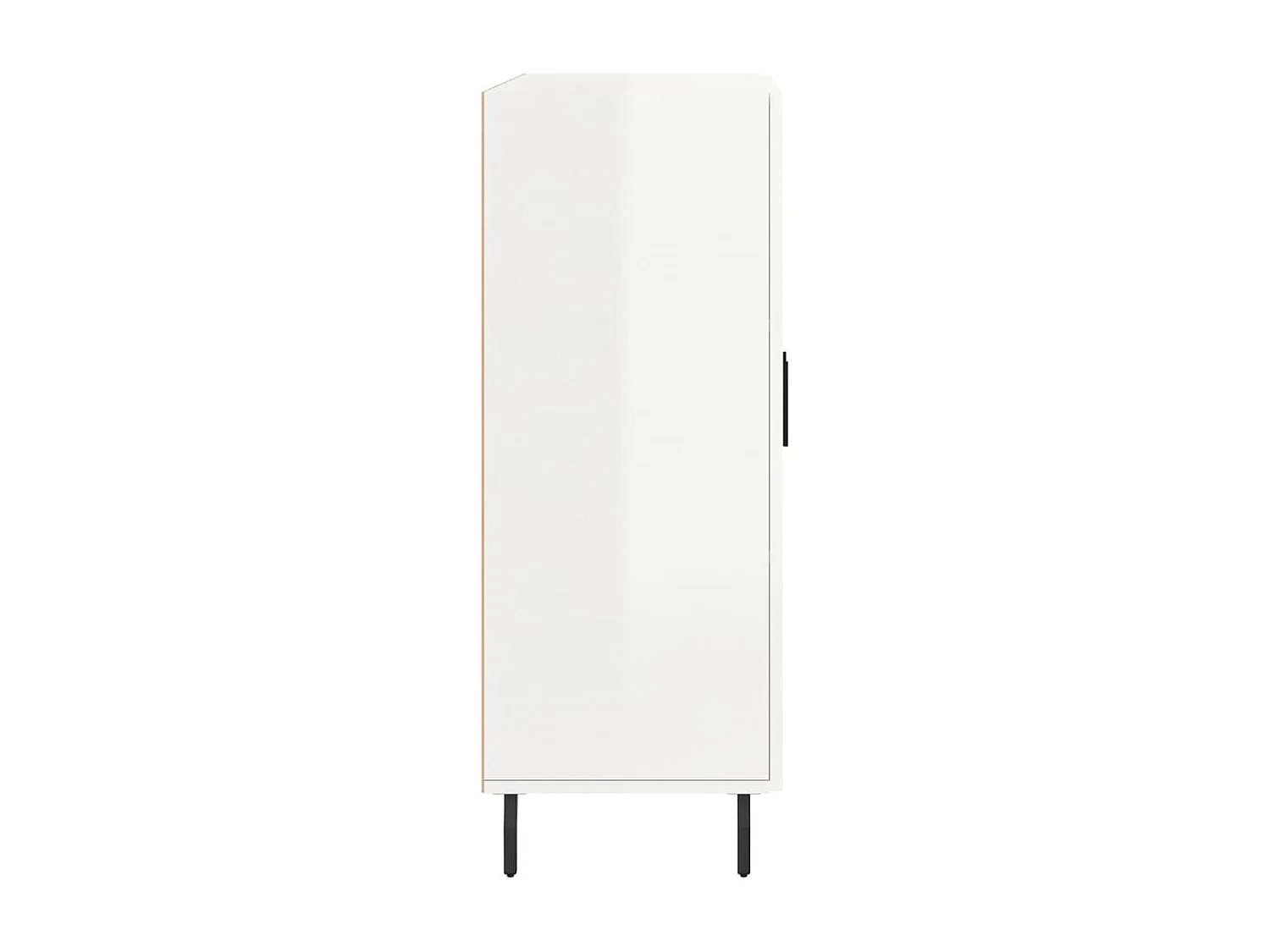 Credenza buffet cassettiera mobile contenitore organizer cucina soggiorno lucido 69,5 x 34 x 90 cm derivati ​​del legno bianco 02_0030714