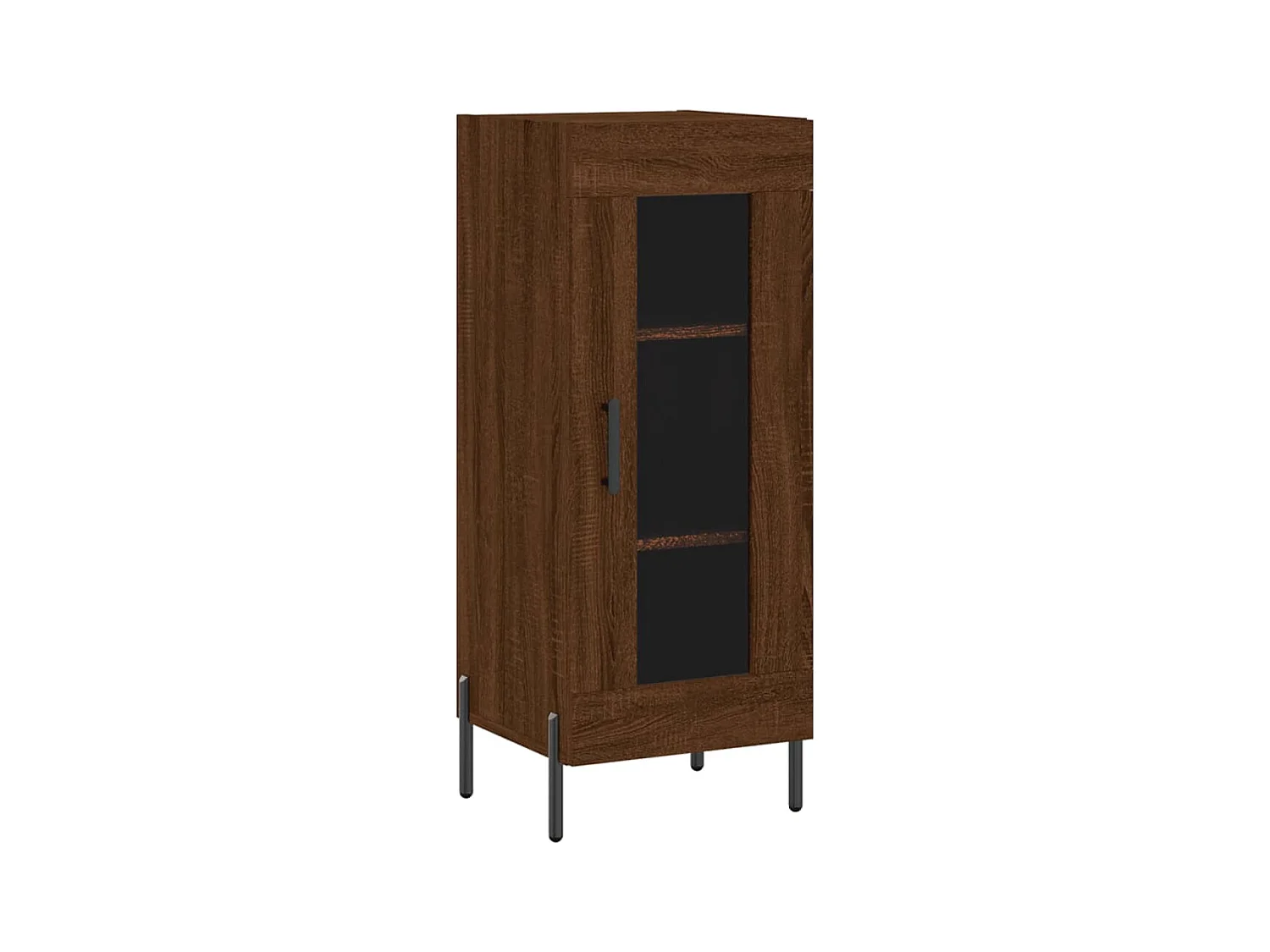 Aparador buffet cómoda mueble mueble de almacenaje organizador cocina salón salón 34,5 x 34 x 90 cm madera contrachapada marrón 02_0031208