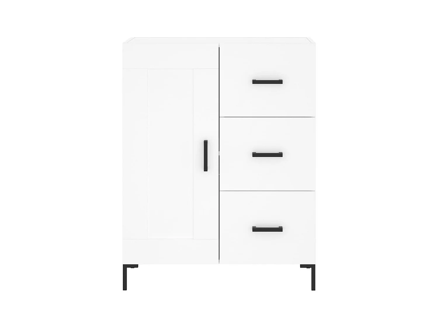 bahut commode armoire bois blanche 69.5 x 34 x 90 cm 02_0030437