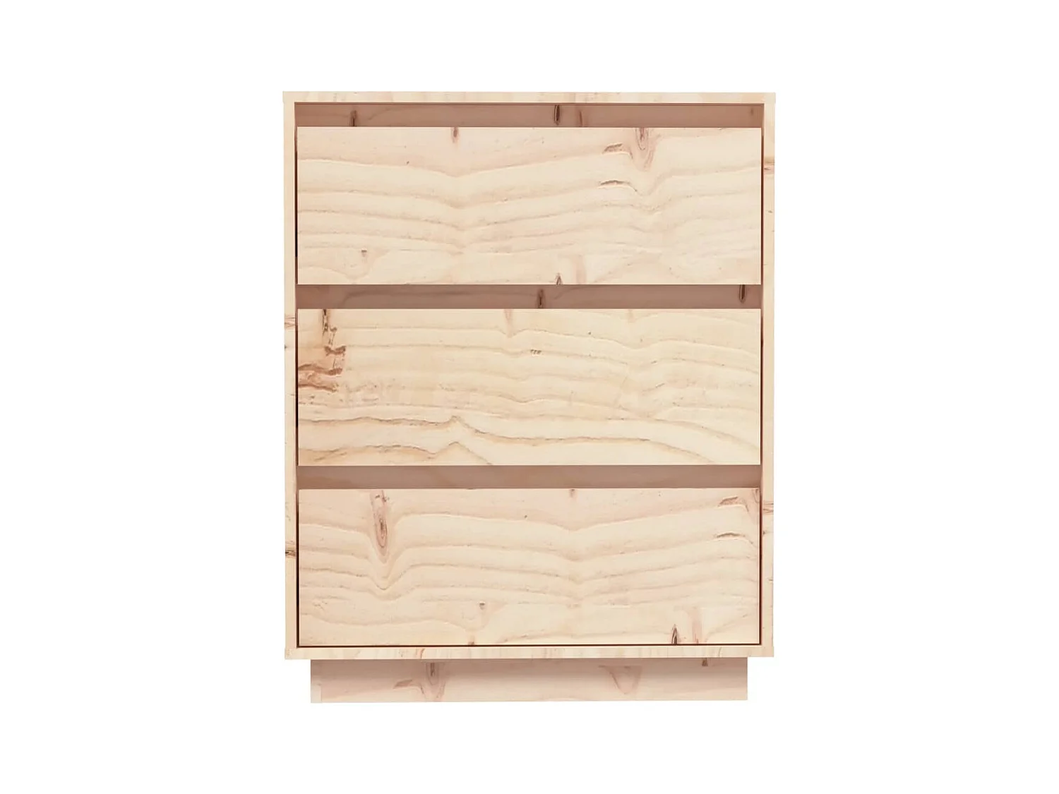 Credenza cassettiera cassettiera mobile contenitore organizer cucina soggiorno soggiorno 60 x 34 x 75 cm legno di pino massiccio marrone 02_0029619