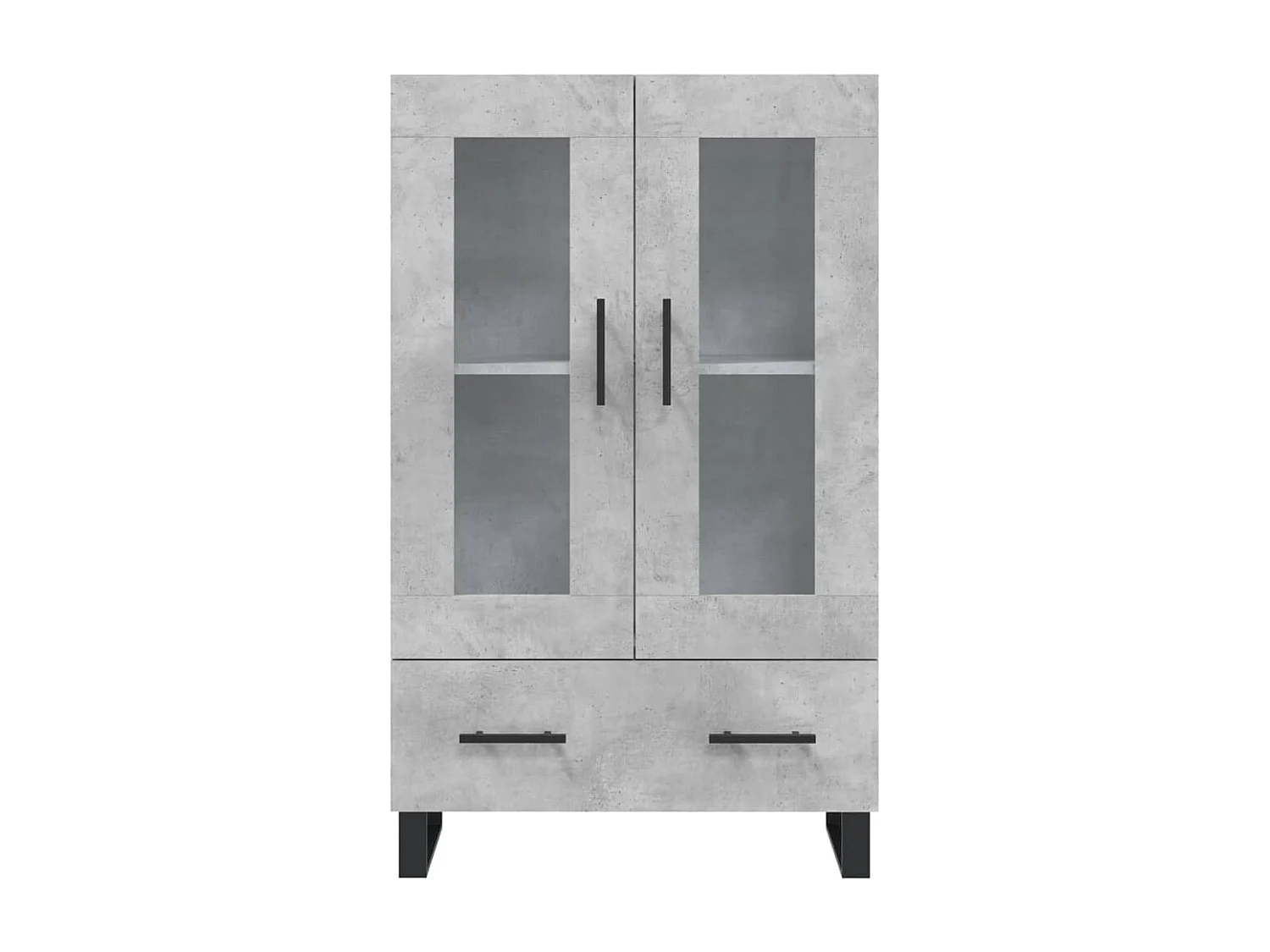 Buffet aparador cômoda armário unidade de armazenamento organizador cozinha sala sala alta 69,5 x 31 x 115 cm madeira trabalhada cinza 02_0034461