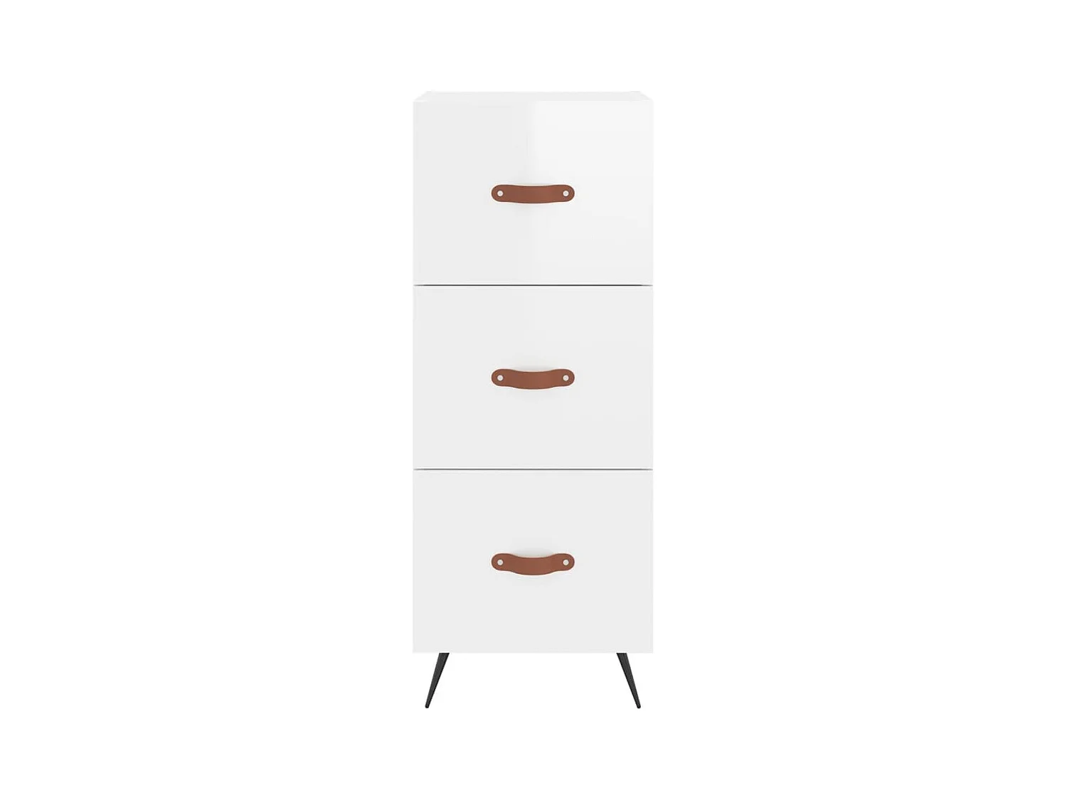 bahut commode armoire bois blanche 34.5 x 34 x 180 cm 02_0032797