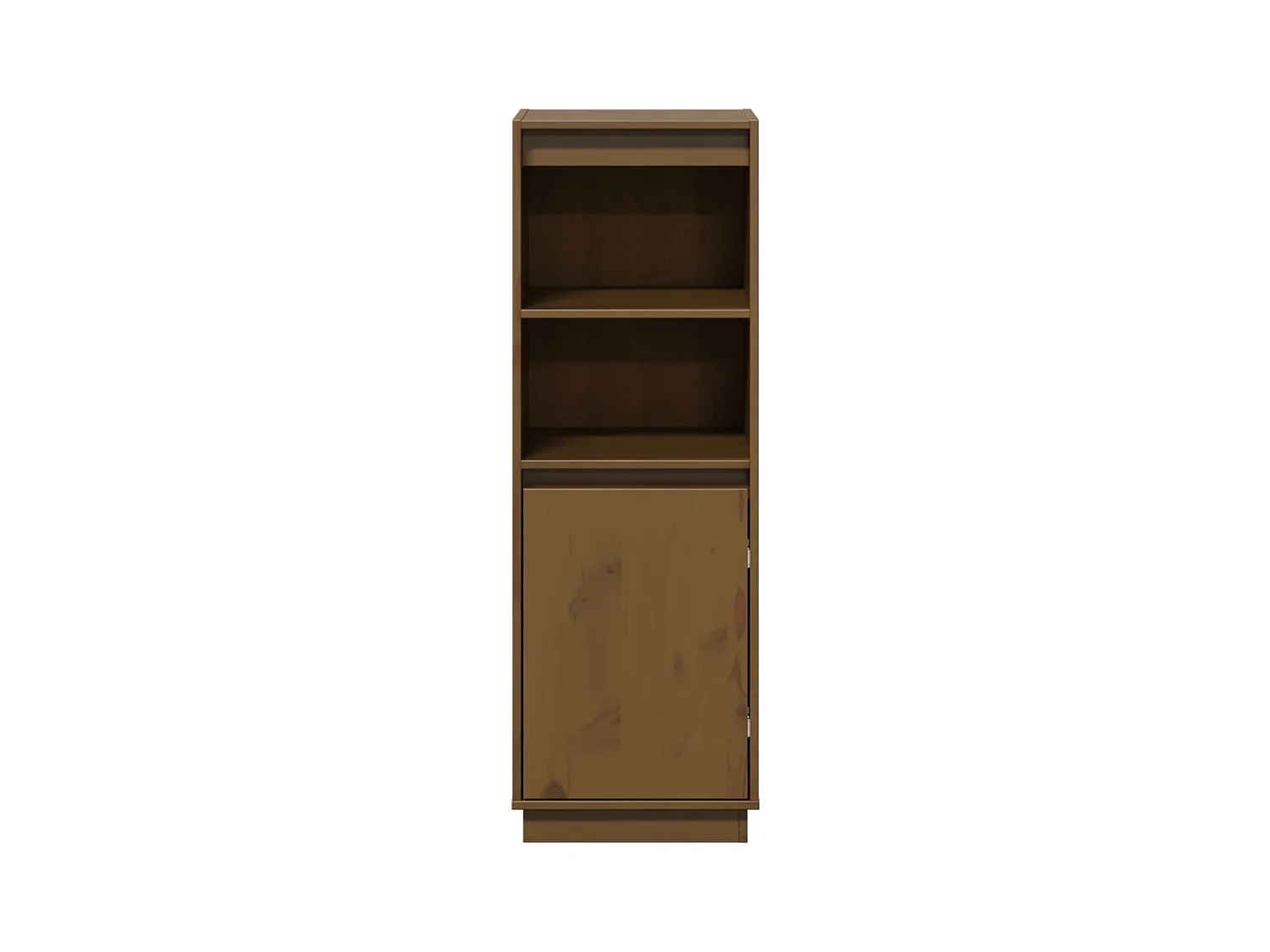 Aparador cómoda cómoda armario mueble organizador cocina salón salón alto 37 x 34 x 110 cm madera maciza de pino marrón 02_0034753