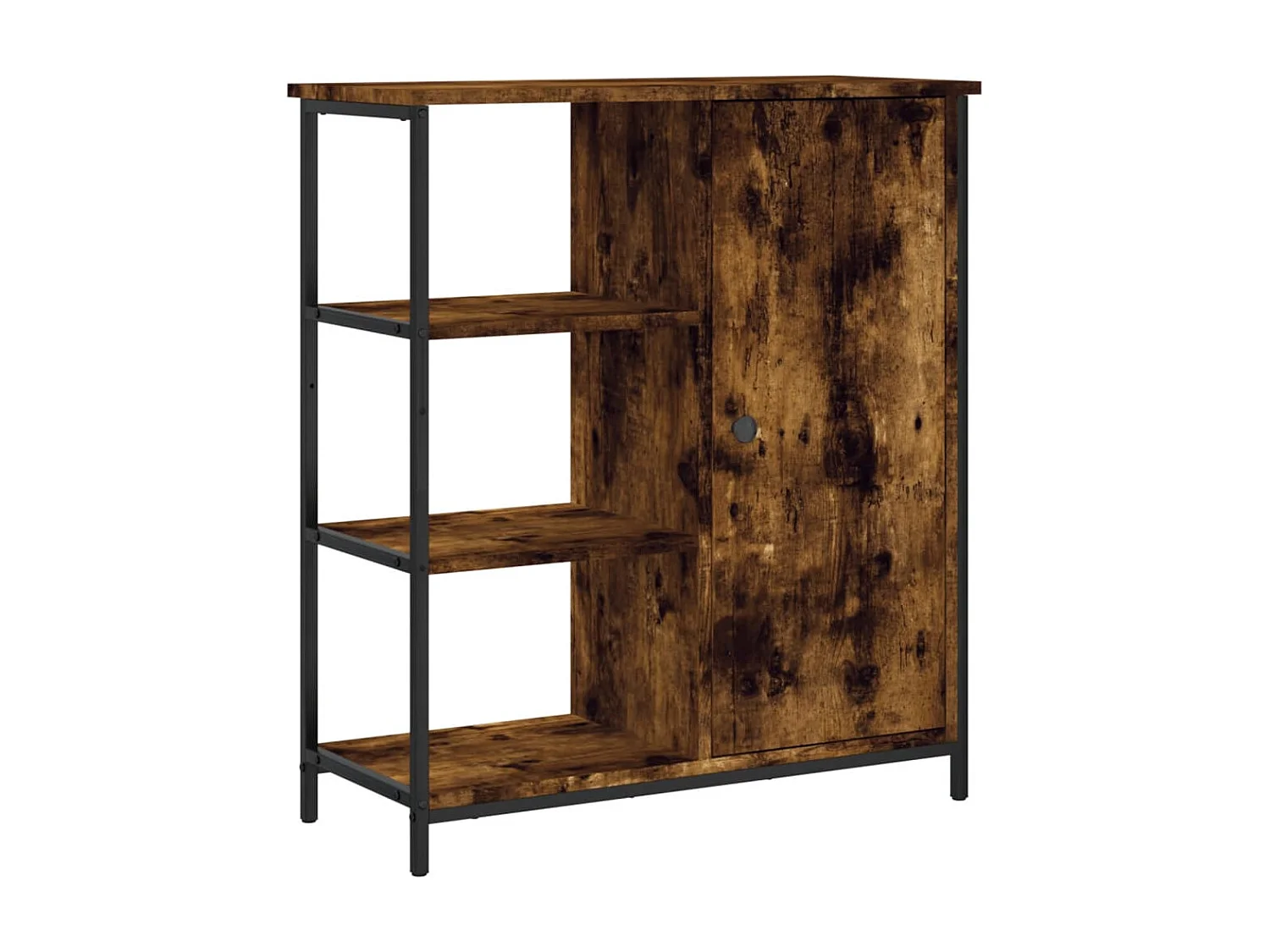 Credenza buffet cassettiera mobile contenitore organizer cucina soggiorno soggiorno 70 x 30 x 80 cm derivati ​​del legno marrone 02_0031084