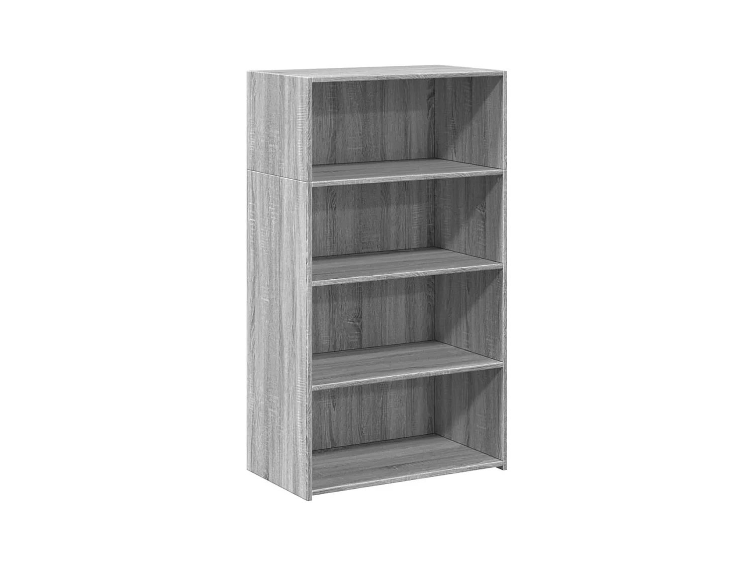 Credenza cassettiera cassettiera mobile contenitore organizer cucina soggiorno soggiorno alto Sonoma 70 x 41 x 124 cm derivati ​​del legno grigio 02_0035626