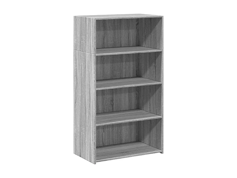 Aparador cómoda cómoda armario mueble organizador cocina salón salón alto Sonoma 70 x 41 x 124 cm madera contrachapada gris 02_0035626