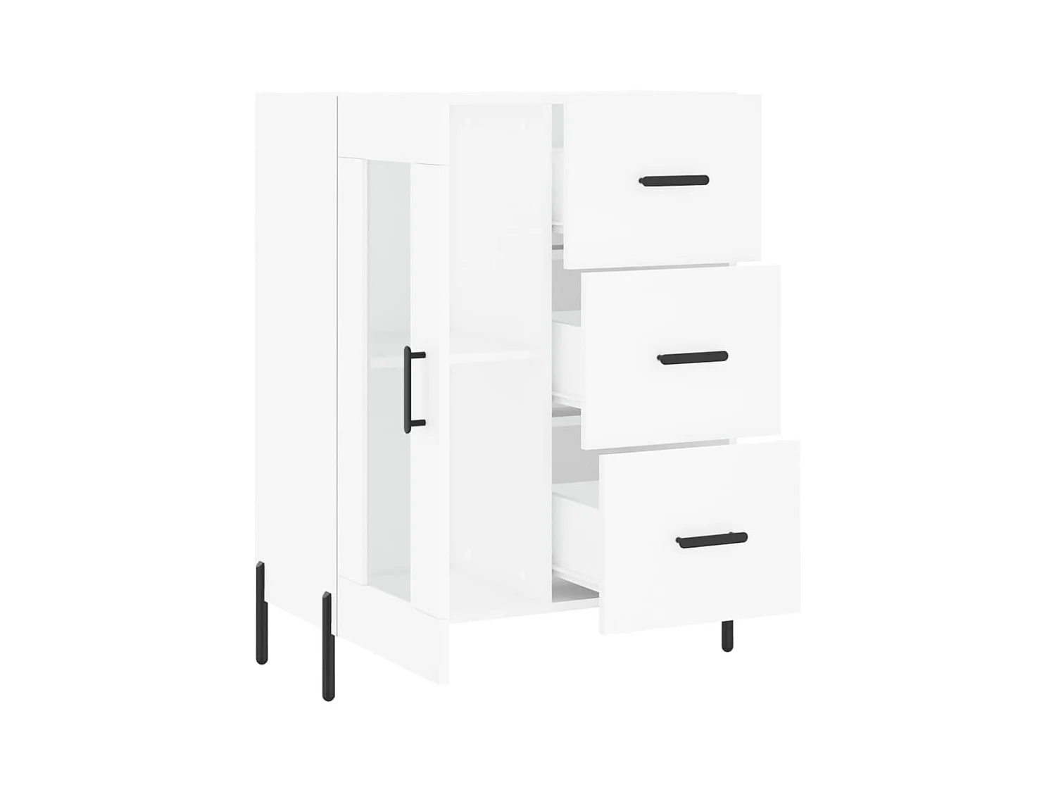 bahut commode armoire bois blanche 69.5 x 34 x 90 cm 02_0030417