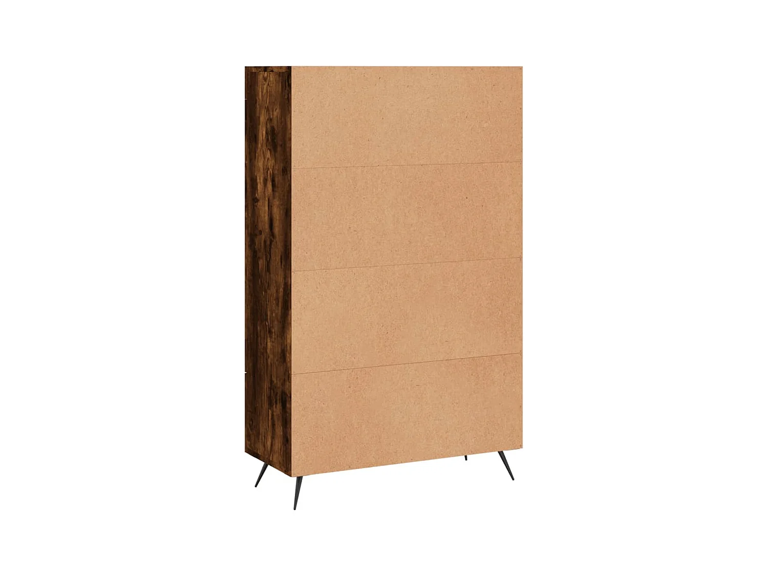 Credenza cassettiera cassettiera mobile contenitore organizer cucina soggiorno soggiorno alto 69,5 x 31 x 115 cm derivati ​​del legno marrone 02_0033389