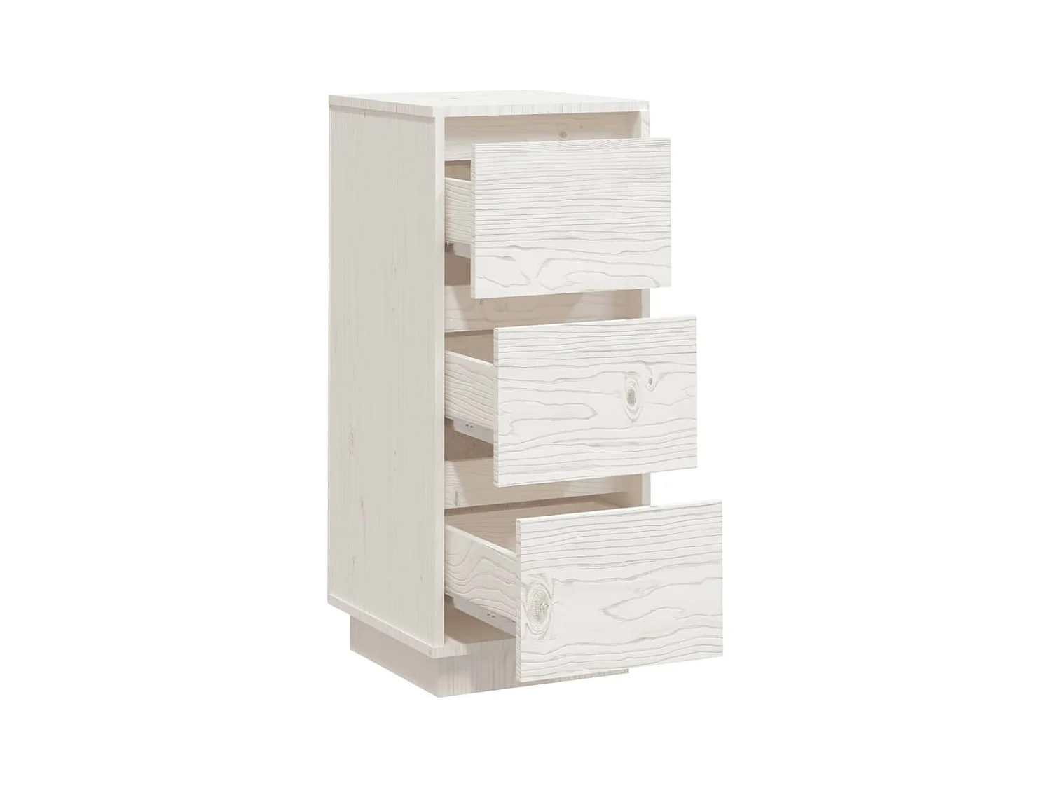 bahut commode armoire bois blanche 32 x 34 x 75 cm 02_0036655