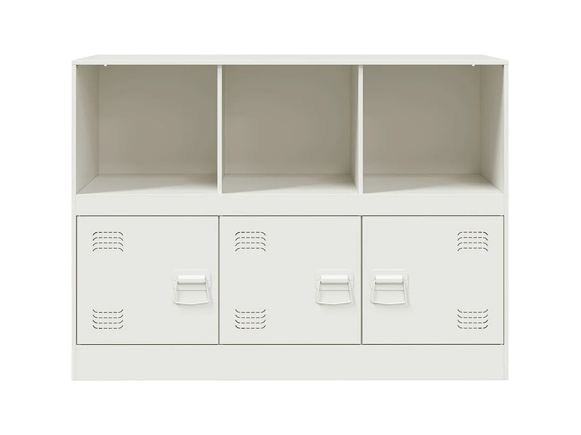 bahut commode armoire blanche 99 x 39 x 73 cm 02_0030545