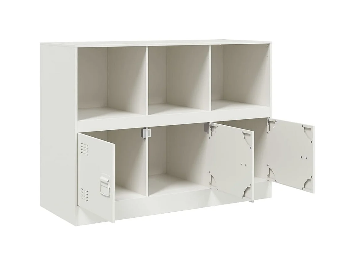 bahut commode armoire blanche 99 x 39 x 73 cm 02_0030545