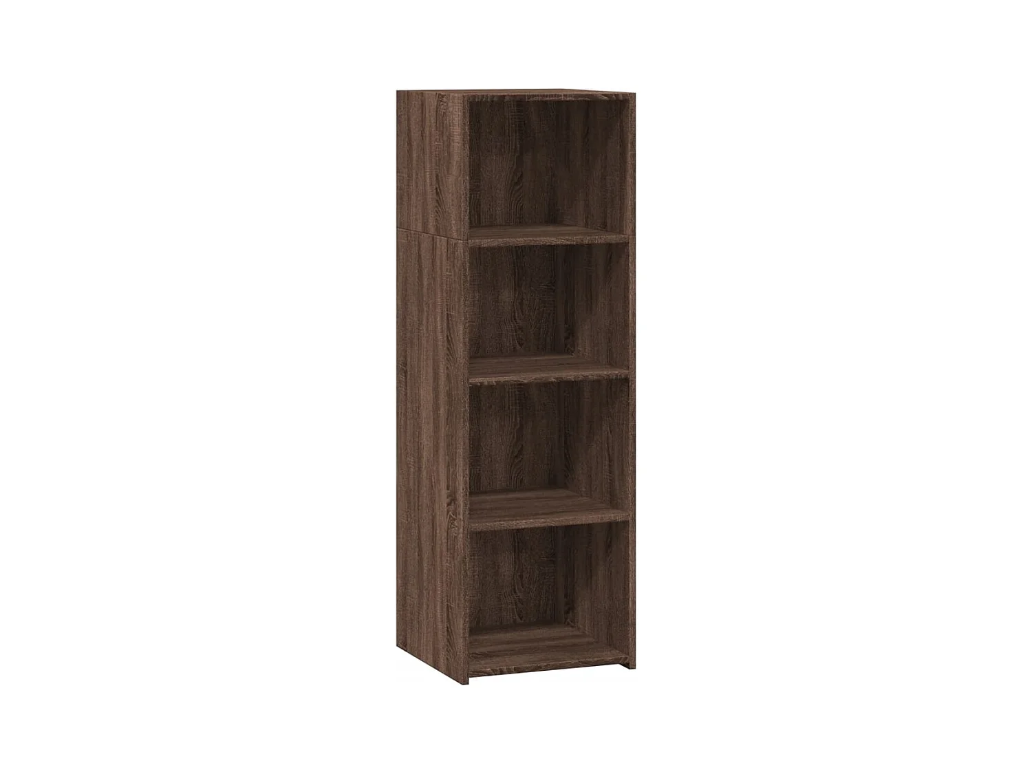 Aparador cômoda armário armário organizador cozinha sala sala alto 40 x 41 x 124 cm madeira trabalhada marrom 02_0033713