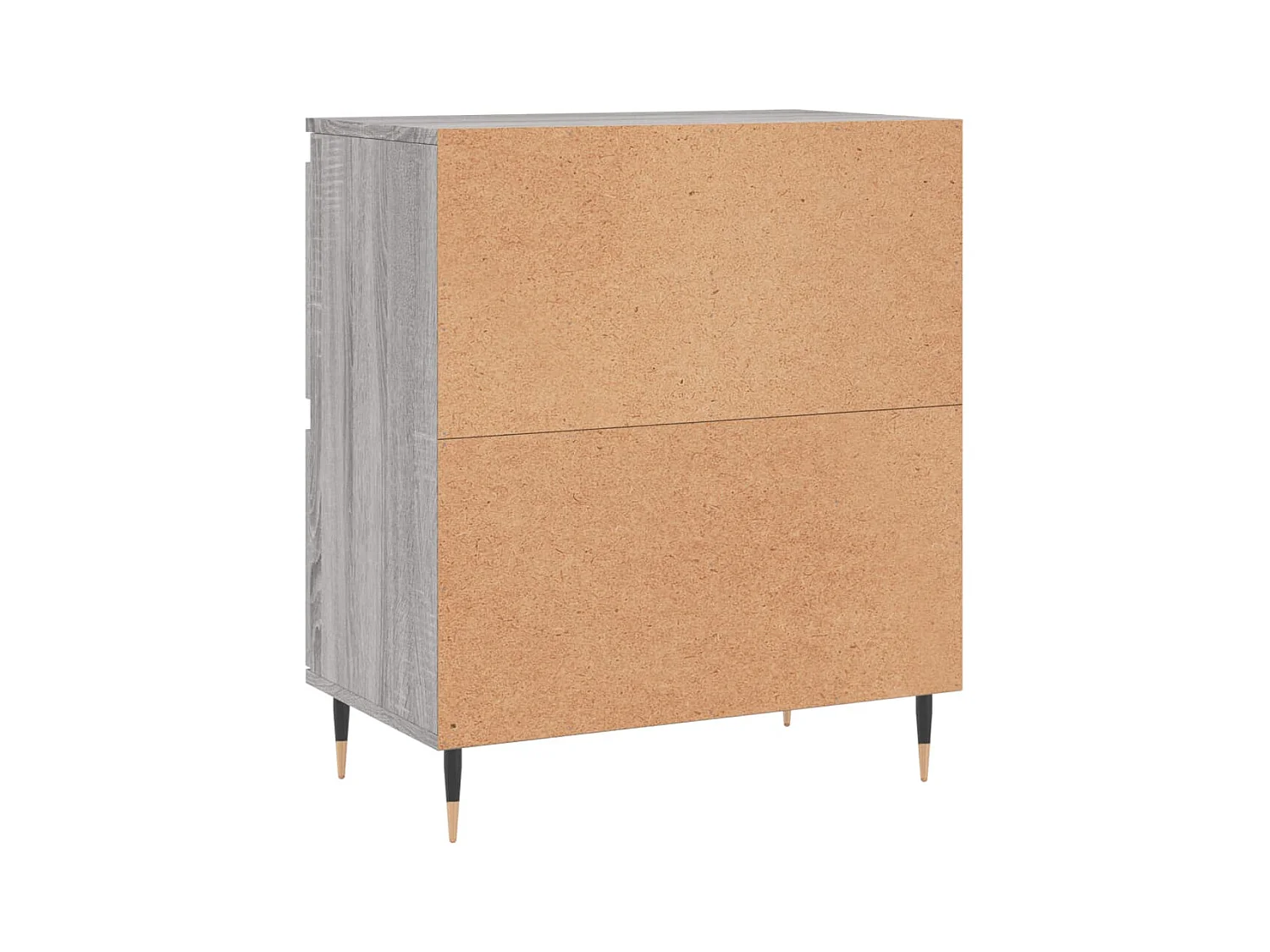 Credenza buffet cassettiera mobile contenitore organizer cucina soggiorno soggiorni 3 pz sonoma MDF grigio 02_0037176