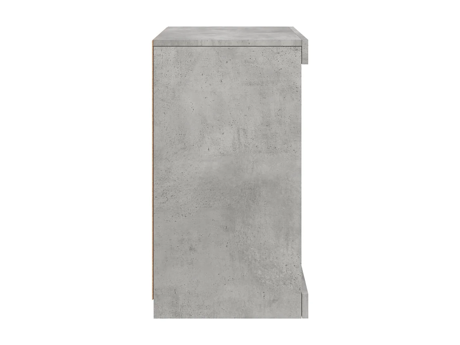 Buffet aparador cômoda armário organizador cozinha sala sala com luzes LED 41 x 37 x 67 cm cinza 02_0030000