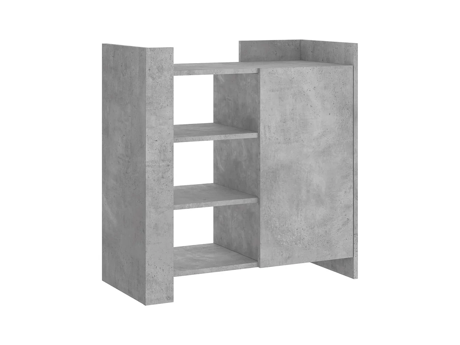 Credenza buffet cassettiera mobile contenitore organizer cucina soggiorno soggiorno 73,5 x 35 x 75 cm derivati ​​del legno grigio 02_0032092