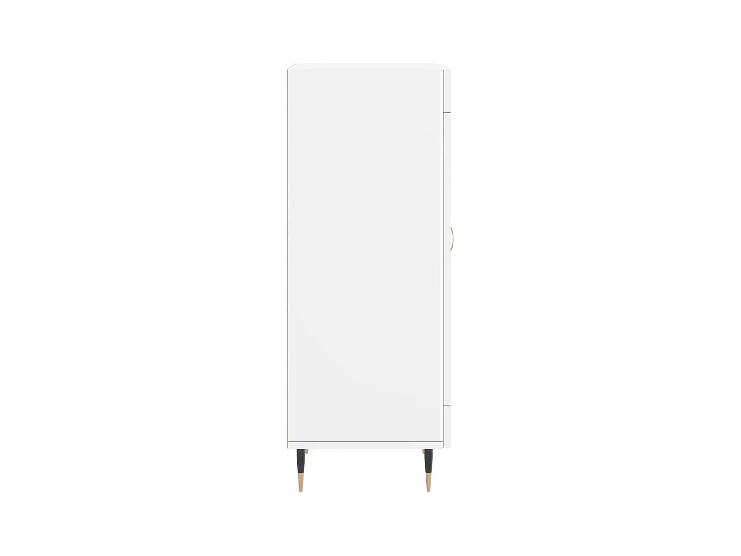 Aparador buffet cómoda mueble mueble de almacenaje organizador cocina salón salón 34,5 x 34 x 90 cm madera contrachapada blanco 02_0030244