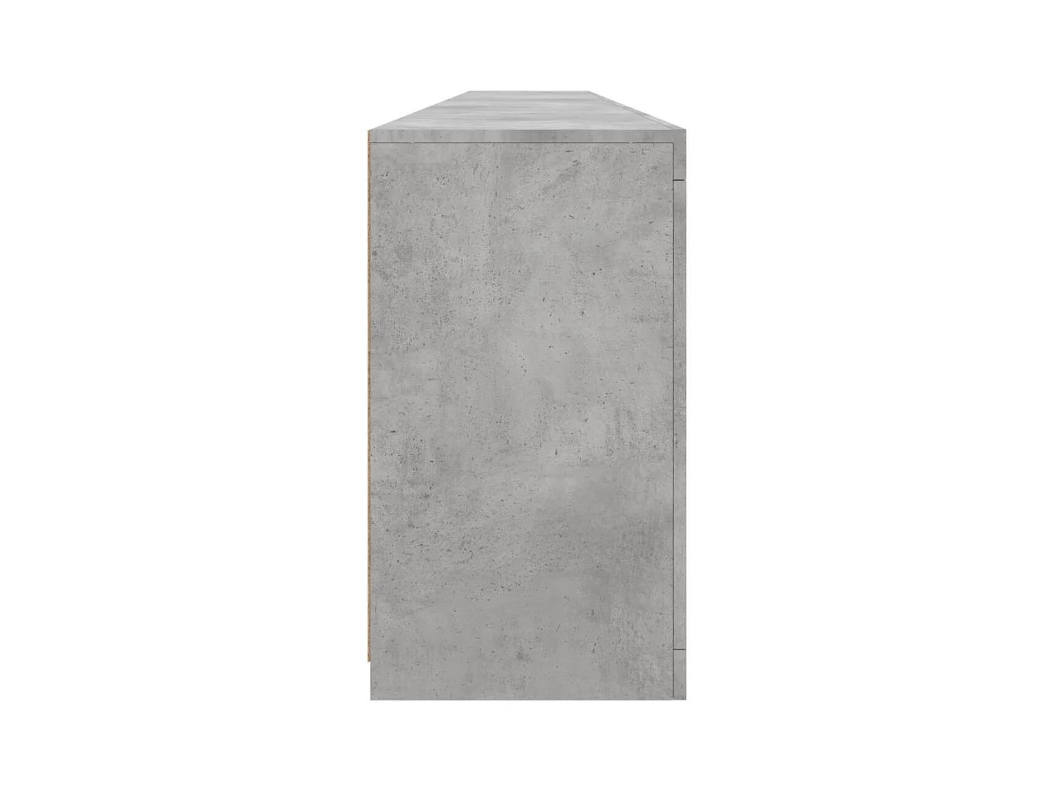 Aparador buffet cómoda armario mueble organizador cocina salón salón con luces LED 283 x 37 x 67 cm gris 02_0029994