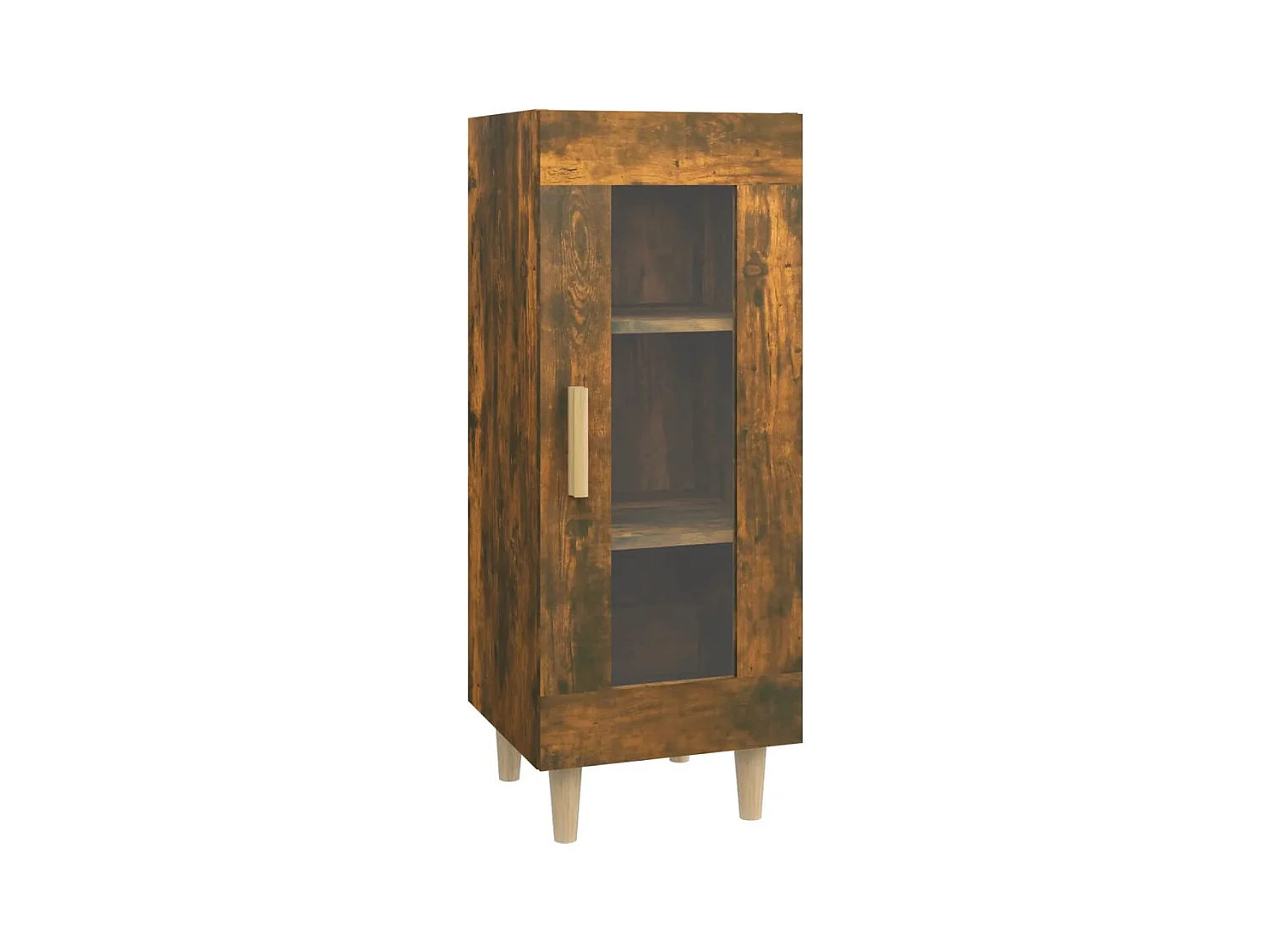 Credenza cassettiera cassettiera mobile contenitore organizer cucina soggiorno soggiorno 34,5 x 34 x 90 cm derivati ​​del legno marrone 02_0030885