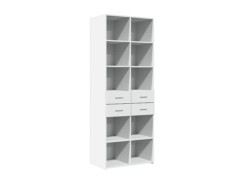 bahut commode armoire bois blanche 70 x 42.5 x 185 cm 02_0032765