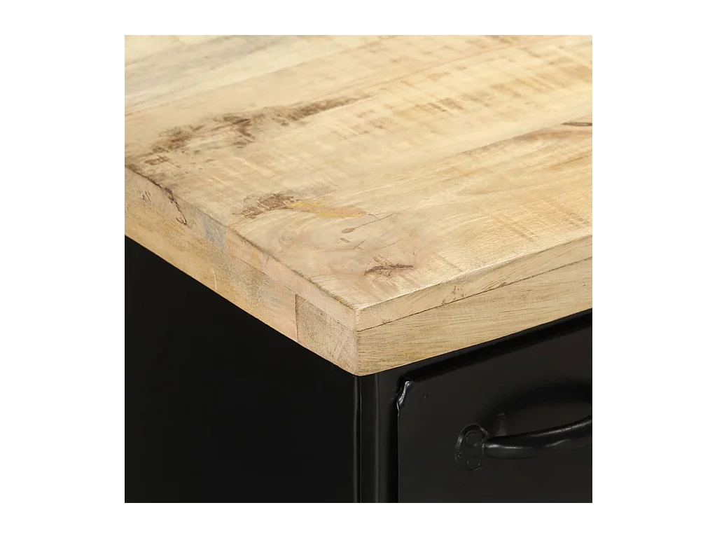 bahut commode armoire bois blanche 140 x 38 x 76 cm 02_0029550