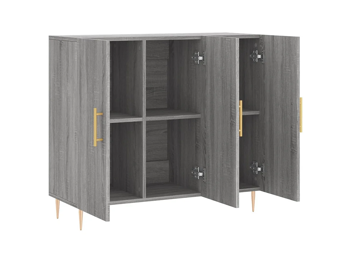 bahut commode armoire bois marron 90 x 34 x 80 cm 02_0036549