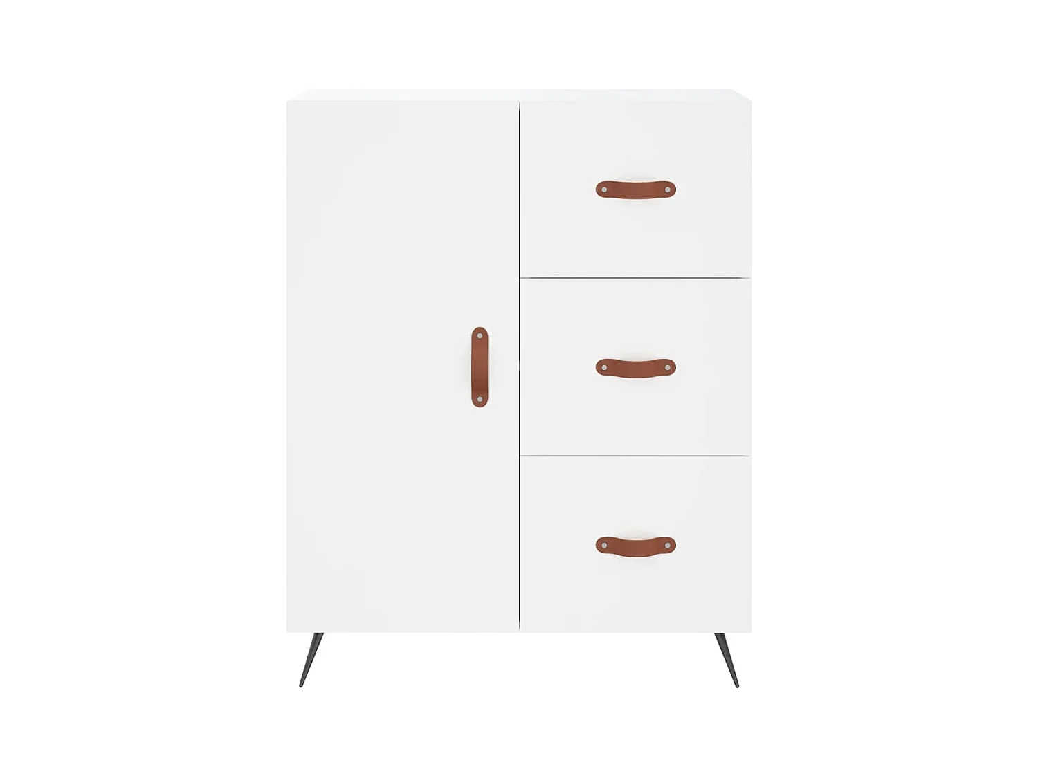 bahut commode armoire bois blanche 69.5 x 34 x 90 cm 02_0030442