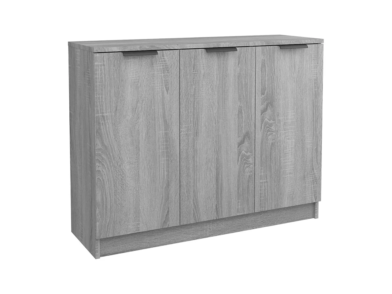 Aparador buffet cómoda armario unidad de almacenamiento organizador cocina salón salonsonoma 90,5 x 30 x 70 cm madera contrachapada gris 02_0036545