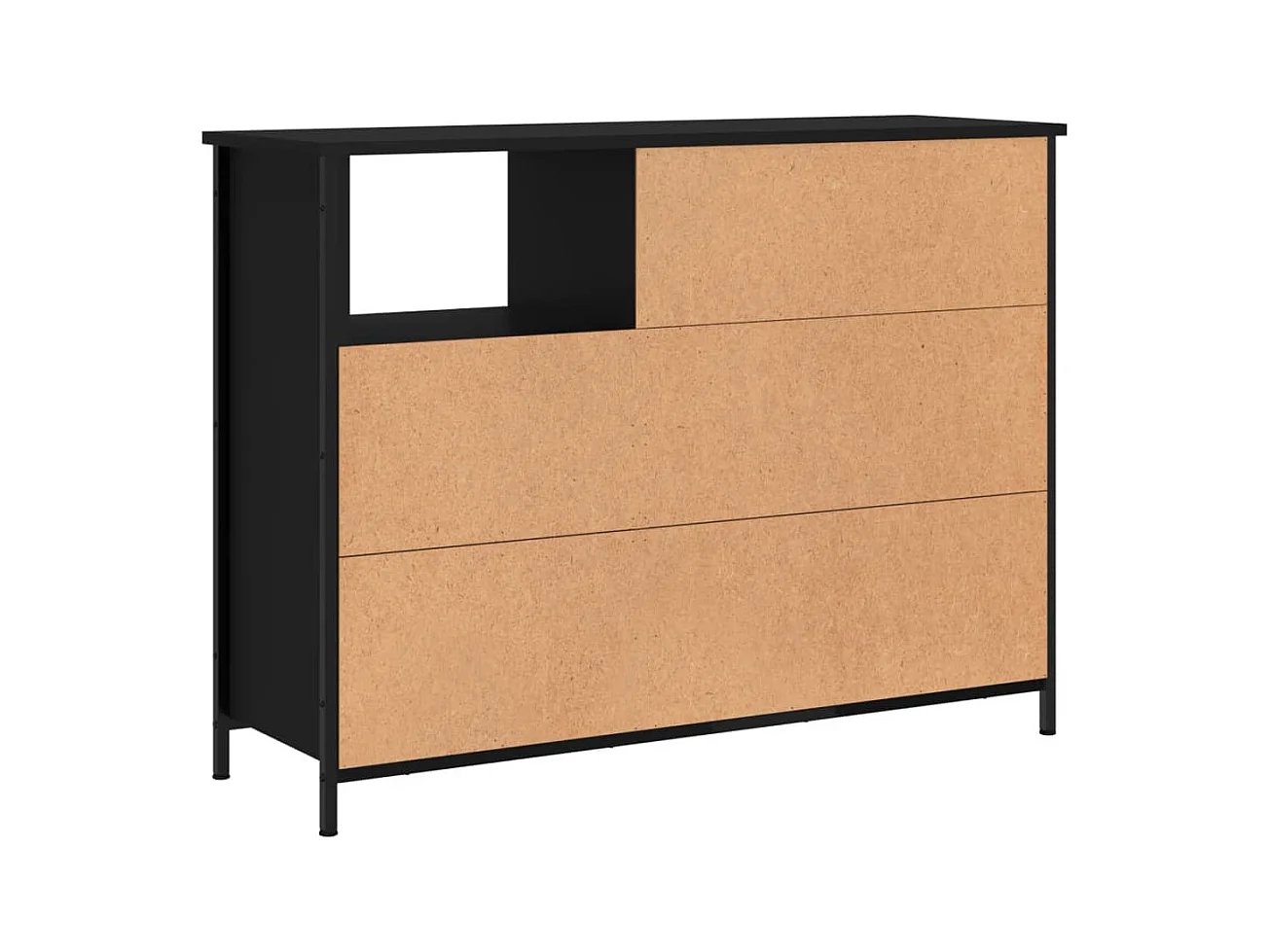 bahut commode armoire bois marron 100 x 33 x 75 cm 02_0035788