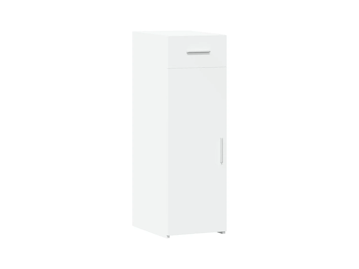 Credenza buffet cassettiera mobile contenitore organizer cucina soggiorno soggiorno 30 x 42,5 x 93 cm derivati ​​del legno bianco 02_0030226