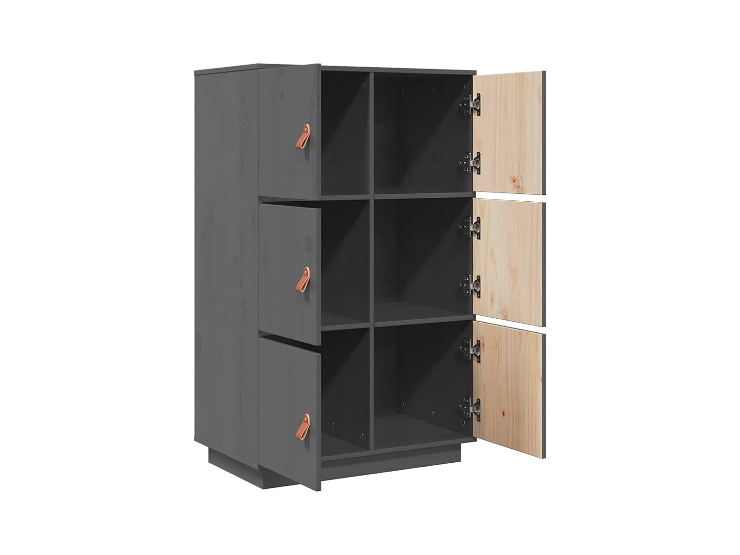 bahut commode armoire bois marron 67 x 40 x 108.5 cm 02_0034230