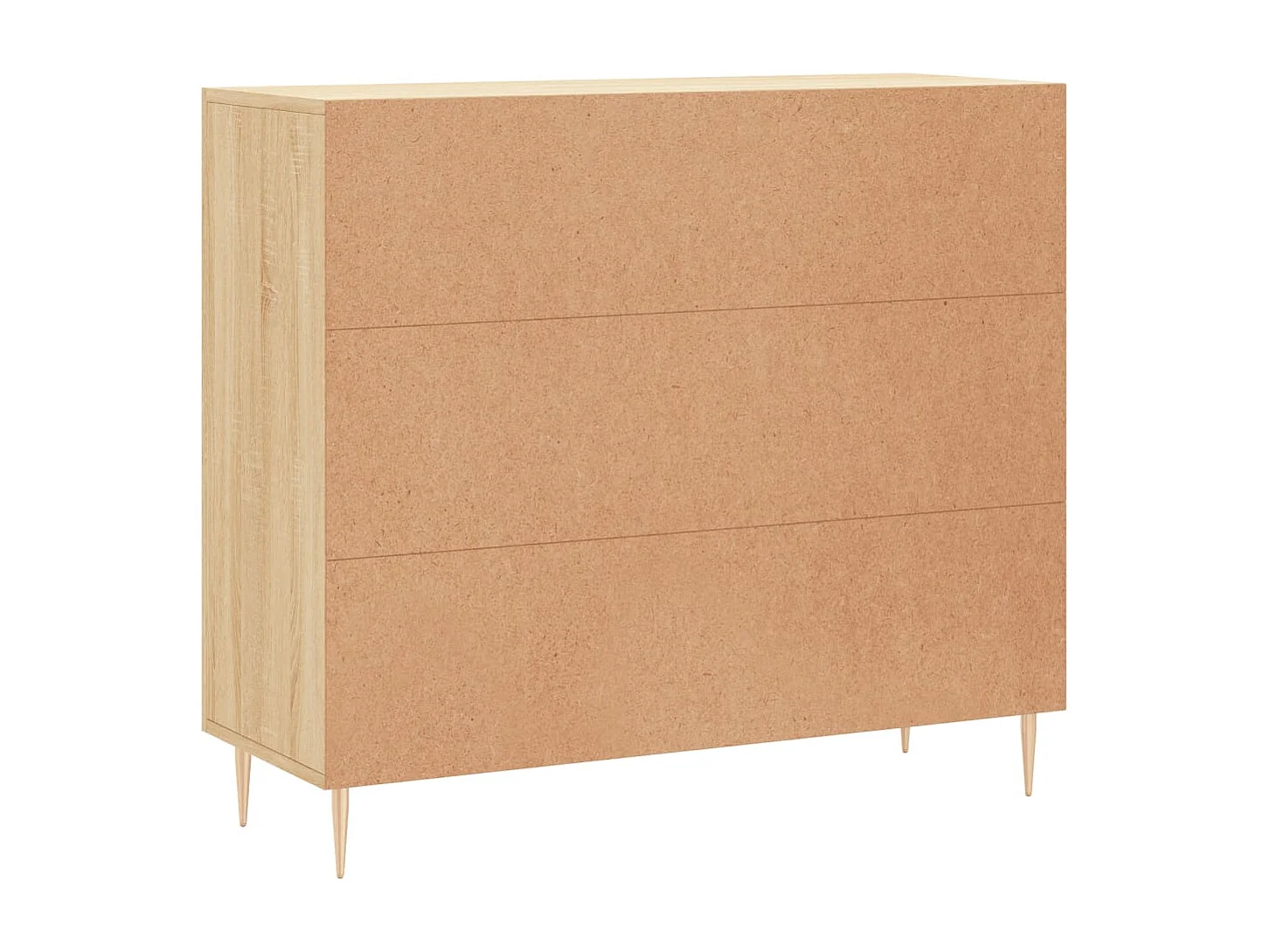 Aparador buffet cômoda armário organizador cozinha sala sala Sonoma 90 x 34 x 80 cm madeira trabalhada marrom 02_0031736