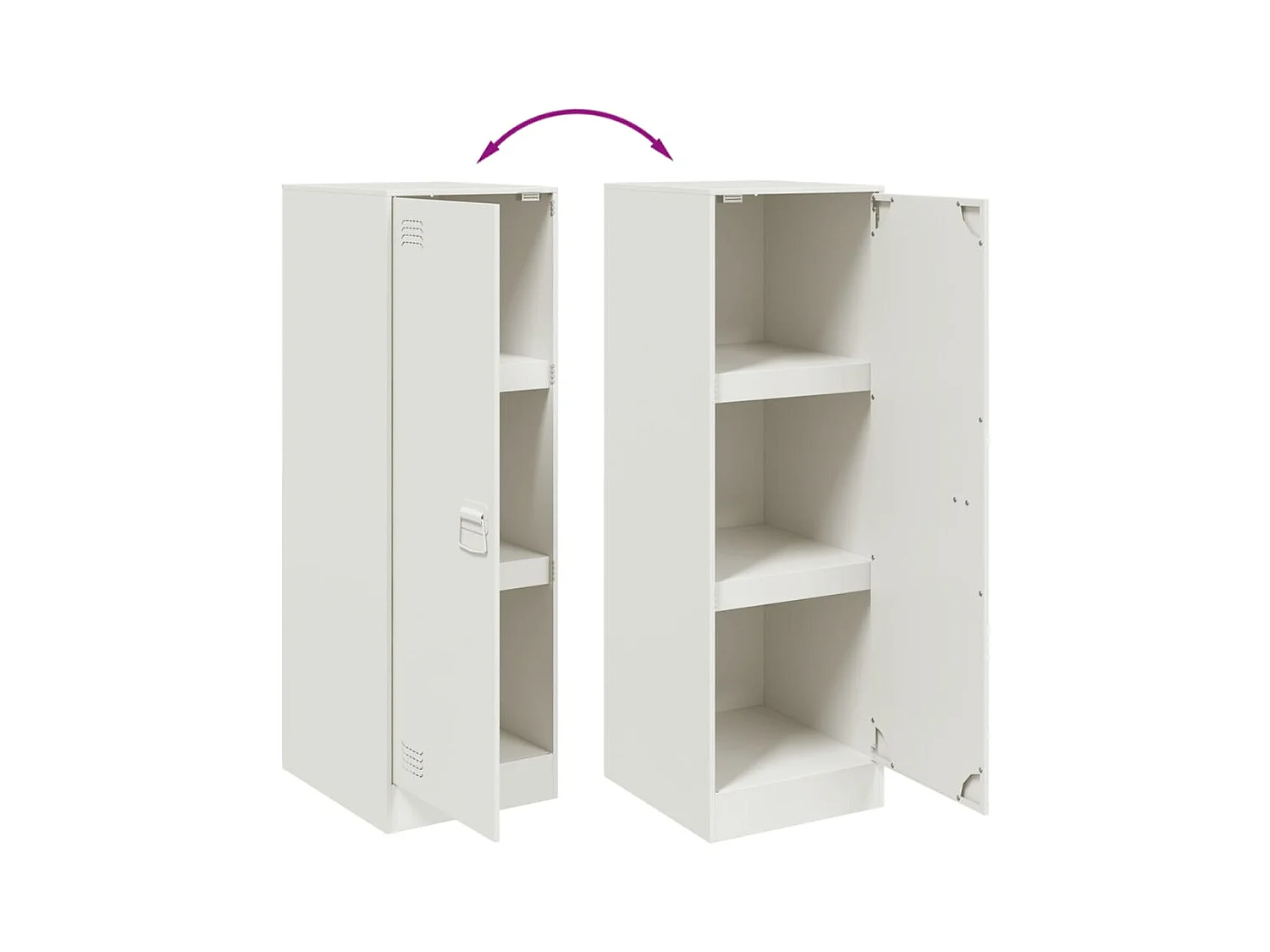 bahut commode armoire blanche 34.5 x 39 x 107 cm 02_0030284