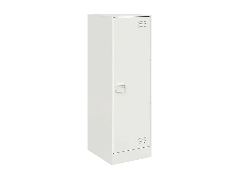 Aparador cômoda armário armário organizador cozinha sala sala 34,5 x 39 x 107 cm aço branco 02_0030284